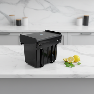 <span class=keywords><strong>Cubo</strong></span> de <span class=keywords><strong>Basura</strong></span> Empotrado en Mueble de Cocina, de Plástico, Oculto, de un Solo Compartimento, 115L, con Riel Retráctil y Tapa - Product Image 6