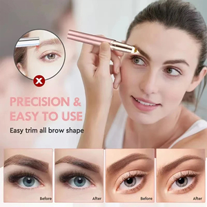 Le plus récent Usb charge électrique tondeuse à sourcils maquillage indolore sourcils épilateur rasoir rasoirs épilateur pour le visage femmes épilateur - Product Image 2