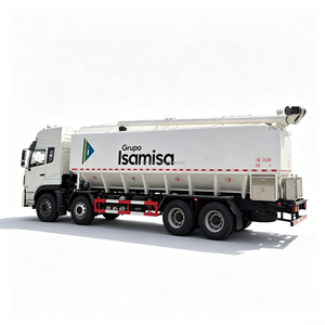 Camion-citerne 8x4 de 34 m³ pour le transport d'aliments en vrac pour volailles, semi-remorque haute capacité pour fermes avicoles, camions-citernes pour aliments en vrac - Product Image 1