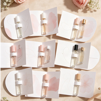 Échantillon de parfum de marque de luxe, petite taille, parfum pour femme, mini vaporisateur corporel, fragrance féminine, senteur fruitée florale, tubes d'essai