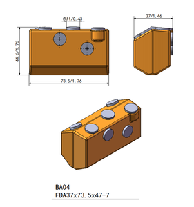 Pengelasan Trench pada Gigi Blok Ba04 <span class=keywords><strong>Bucket</strong></span> Pengeboran Pondasi dengan Mata Bor Peluru - Product Image 5