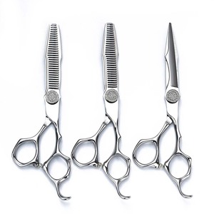Hairdressing Scissors Set 6 Inch Stainless Steel Flat Shears Thinning Shears For Salon Hair Cutting Tools - Product Image 5