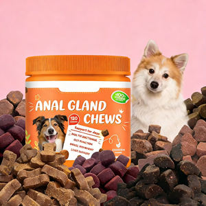 Masticables Blandos Avanzados para Glándulas Anales de Perros, Ayudan a Reducir el Rascarse y Lamer, con Mezcla de Fibra Natural, Sabor a Pollo - Product Image 1