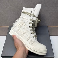 Chaussures de sport de luxe 2026 pour hommes et femmes, chaussures de marche décontractées et modèles élégants à lacets, bottes Ricks