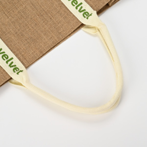Custom Portable Linen Gift <strong>Bag</strong> Eco Protection Hot <strong>Jute</strong> <strong>Tote</strong> <strong>Bag</strong> for Commuting Shopping Firm Personalized Cotton <strong>Jute</strong> <strong>Tote</strong> <strong>Bag</strong> - Product Image 5