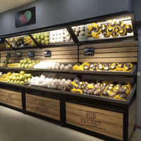 Supermarkt Winkel Metalen Display Rekken Gondel Planken Fruit Pallets Boeken Wijn Groente Planken