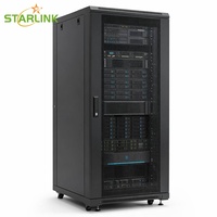 Rak Server Starlink 24U 19 Inch dengan Pintu Berlubang 600x1000mm Kabinet Server Jaringan