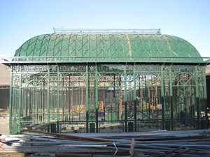Gazebo en fer forgé artisanal de grande taille pour la décoration extérieure de la maison, du jardin, du parc, du restaurant, ornemental, en métal, <span class=keywords><strong>serre</strong></span> - Product Image 5