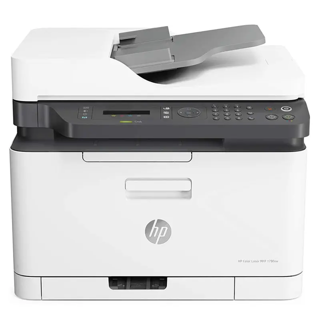 ForHP Color Laser 179fnw Wireless All in One Laser Printer with Mobile Printing & Built-in Ethernet, Works with Alexa (4ZB97A)