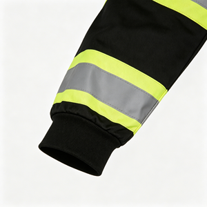 High Visibility Waterproof Reflective Safety Bomber Jacket for Road Work with Customizable Logo - Product Image 6
