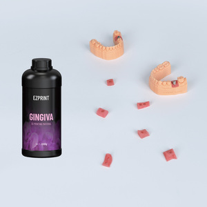 EZPRINT 3d resina gengiva dentale alta precisione modelli di impianto fotosensibile rosa rosso Lcd Dlp 1kg/bottiglia - Product Image 2