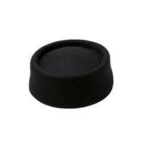 Chapeau béret en polyester pour femme, style Hepburn rétro, chapeau cloche chaud et élégant pour l'automne et l'hiver.