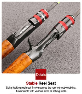 Canne à pêche à la truite en fibre de carbone de voyage ultra légère <span class=keywords><strong>UL</strong></span> Canne à pêche au leurre 3 sections Canne à pêche au leurre - Product Image 6