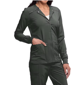 Conjuntos de Uniformes Médicos Vesbhusha, Ecológicos, Multicolores, Chaqueta de Manga Larga, Uniformes para Mujer, Material Jersey, Salón de Belleza - Product Image 3