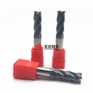 Fresa de extremo plano de carburo sólido HRC55 para corte de aluminio - Product Image 2