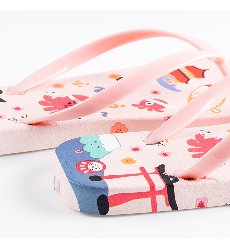 Summer Flip-flops Slippers PVC Non-slip Casual Sandals Beach Shoes Women's Flip Flops
