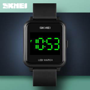 Skmei Led Watch Digital Unisex Waterproof 10m Black Sport Watch - Product Image 2