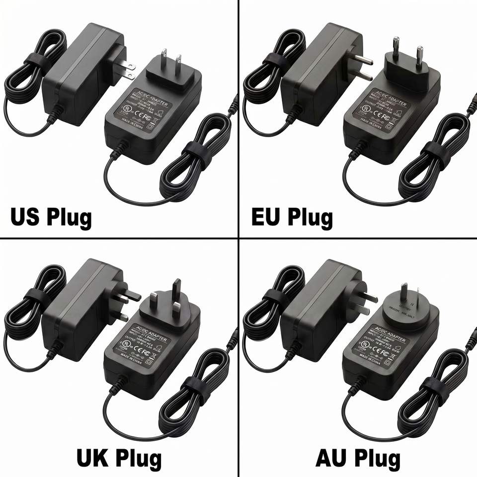 Hot Sale Factory 24V 1A 1.5A 2A 48W AC DC 100-240V EU US AU Plug Wall ...