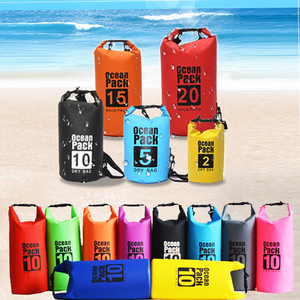 奥美定制2户外批发海洋袋2L 3L 5L 10L 15L 20L 30L聚氯乙烯防水油布防水干袋防水背包干袋 - Product Image 1