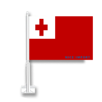 Drapeau de voiture SAIPAN pour vitre de voiture, en polyester, avec mât inclus, décorations patriotiques pour festivals, célébrations et défilés