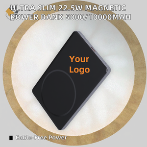 <strong>Mac</strong> Ultra Slim 18W Magnetic Wireless <strong>Waterproof</strong> Fast Charging Li-Polymer Battery Power Bank 5000mAh 10000mAh LED USB Double USB - Product Image 2