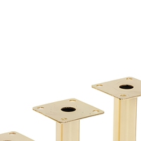 Pieds de meubles coniques au design moderne en acier inoxydable pour usage extérieur, pieds de table, pieds de meuble, pieds de chaise de salle à manger, pieds de canapé, pieds de canapé droit