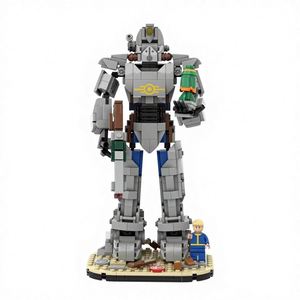 Cross-Border Hot-Selling Ornaments <strong>Doomsday</strong> Radiation Warrior Compatible Plastic for Building Blocks Trendy Play Assembly Toy - Product Image 1