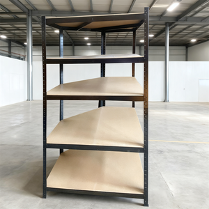 Industrielles Eckmöbel DIY Metall-Aufbewahrungsregal Bücherregal Korrosionsschutz Leichtlast für - Product Image 1