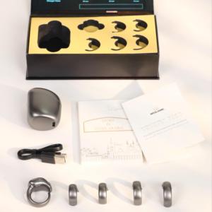 Bestes Urlaubsgeschenk Intelligenter Lobpreis-Tasbih Zählring Smart Ring mit Ladecase Elektronischer Rosenkranz Zikr Tasbeeh Ring - Product Image 3