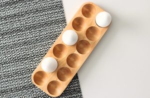 Porta Huevos de Madera a Precio Económico, Bandeja Rectangular de 12 Ranuras, para Hoteles, Mesas de Brunch, Cocina, Almacenamiento de Huevos de Pato y Gallina - Product Image 4