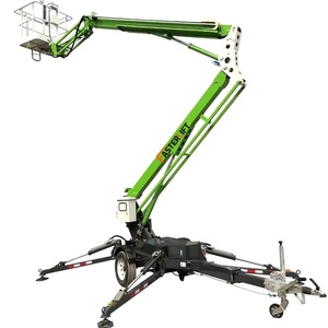 Elevador de pluma articulada remolcable de 10m-20m, 600kg, 800kg, Robot de acristalamiento eléctrico, ventosa al vacío, elevador de vidrio para instalar ventanas - Product Image 6