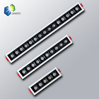 Luminaria Empotrable Lineal para Interiores, CRI90, COB, 5 LED, 10W, Tipo Cuchilla Láser