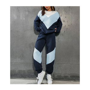 Wholesale Custom Breathable Vintage Winter Solid Two Piece <b>Fleece</b> Oversized Men's <b>Hoodie</b> & Sweatshirt Set - Product Image 1