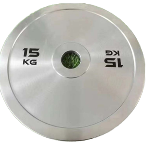 تصميم جديد مطلي بالذهب ألواح الحديد للياقة البدنية معدات الوزن الصلب الأوزان الحرة - Product Image 2