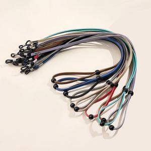 Cordon de retenue réglable en cuir PVC pour lunettes, anti-chute, sangle de suspension personnalisée pour lunettes de vue et de soleil - Product Image 4