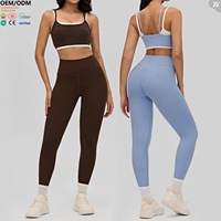 Vêtements de sport XW-DWC516148+DWP516147, vêtements de fitness personnalisés, vêtements de sport tendance, vêtements de pilates, tenue d'entraînement, ensemble de vêtements de yoga 2 pièces