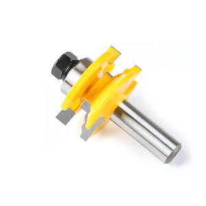 Ensemble de fraises à rainurer pour charpente à tenon rond de 1/2 pouce ou 12 mm, fraises à rainurer pour plancher, fraises à rainurer pour languettes et rainures, outils de travail du bois - Product Image 4