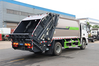 Camion à ordures compacteur Shacman 16CBM 4X2 Japonais LHD RHD pour la collecte des déchets municipaux