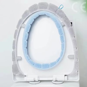 1 Paquete de Funda de Inodoro Tejida Portátil de Color Cosido, Gruesa, Lavable, Anticongelante, Tipo O Universal - Product Image 5