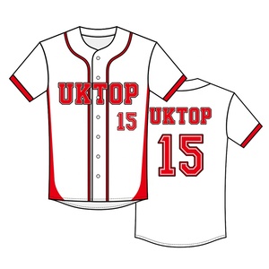 Top Qualité En Gros Pas Cher Haute Qualité Uniforme De Baseball Conception Personnalisée Blanc Sublimation Maillot De Baseball - Product Image 1