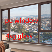 Proveedor de Ventanas de PU, Perfil de FRP de Bajo Mantenimiento, Fibra de Vidrio Ligera, Compuesto de GRP, Reemplazo de Estructura Metálica