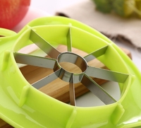 Lame manuelle en acier inoxydable Coupe-fruits Gadget de cuisine Trancheuse à fruits par Apple