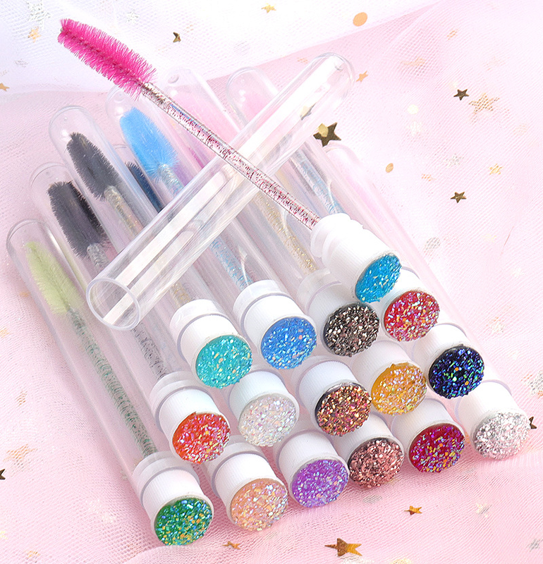 XIUSUZAKI Hot Colorful Disposable Eyelash Brush
