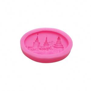 Hengya-<span class=keywords><strong>moldes</strong></span> <span class=keywords><strong>de</strong></span> silicona <span class=keywords><strong>de</strong></span> resina epoxi para llavero, DIY, castillo con muchos detalles, decoración hecha a mano, adornos para llavero - Product Image 3