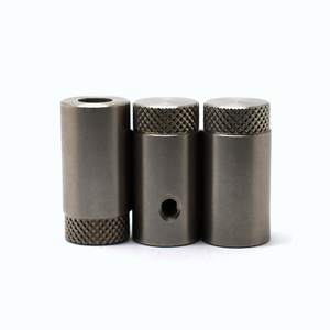 Piezas CNC de alta precisión, componentes moleteados de acero inoxidable mecanizados con torneado CNC mecánico para un posicionamiento preciso - Product Image 4