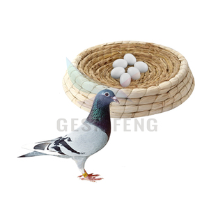 Nido de hierba para palomas, 22CM, loro, pájaro, nidos de hierba, cama cálida, nido de cría de palomas Natural hecho a mano, loro, hierba, pájaro tejido - Product Image 4