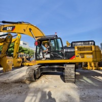 Excavatrice sur chenilles lourde Caterpillar 336D2L d'occasion, prête à être expédiée, faible nombre d'heures, 36 tonnes, avec châssis long pour l'exploitation minière et la construction