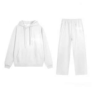 Conjunto de Sudadera y Pantalones Cortos de Algodón Personalizados para Mujer, Cuello Redondo, 2 Piezas, Anti-Pilling - Product Image 4