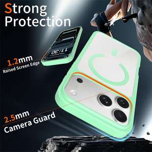 เคสป้องกันแม่เหล็กใสสำหรับ iPhone 17 Pro Max, เคสป้องกันกระจกหน้าต่างขนาดใหญ่กันตกสำหรับ PC - Product Image 2