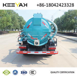 DONGFENG Mini Camión Aspirador Limpieza de Aguas Residuales Camiones de Succión Elevación Hidráulica Cisterna Hidrolimpiador Fabricante Chino - Product Image 5